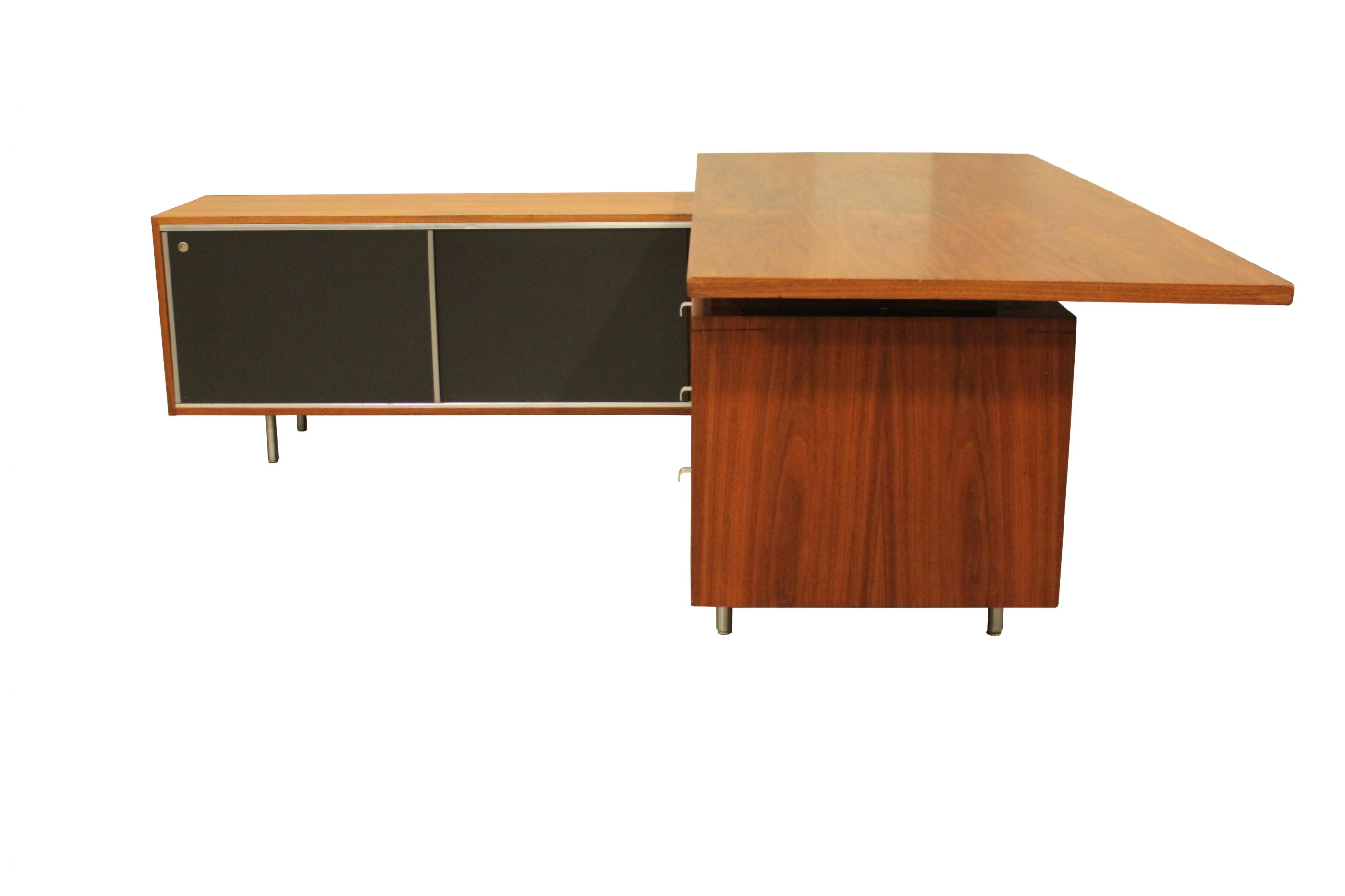 Herman Miller 1950年代 ジョージ・ネルソン スクエアテーブル Vintage 1960s George Nelson Executive Desk By Herman Miller